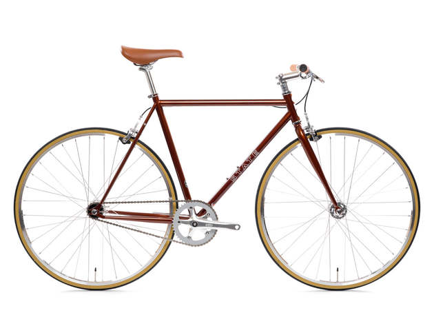 4130 - Sokol (Fixed Gear / Single-Speed) Bike - 62 cm (Riders 6'2"-6'6") / Riser Bars