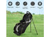 9'' Golf Stand Bag Club 8 Way Divider Carry Organizer Pockets Storage Black New - Black