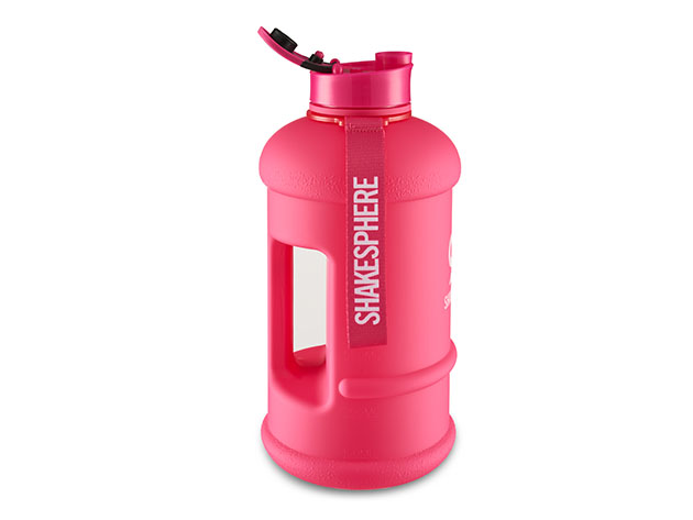 ShakeSphere 1.3L Hydration Jug (2-Pack, Matte Pink/White Logo)