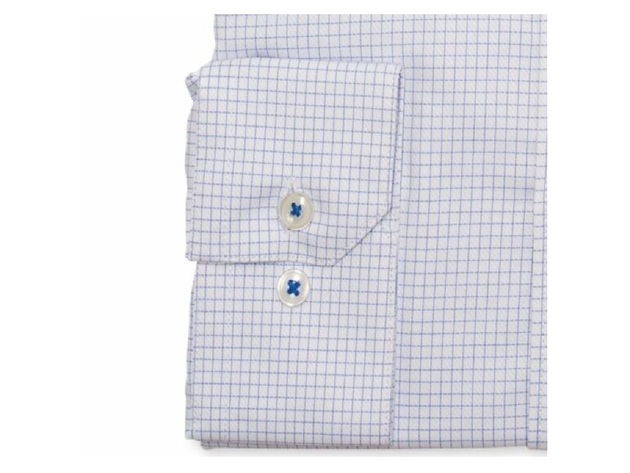 Ryan Seacrest Distinction Men's Tech Slim Fit Spread Collar Dress Shirt Size 16x32-33