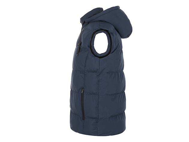 Helios Paffuto Heated Unisex Vest with Power Bank (Blue/Large)