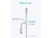 Anker New Nylon USB C to USB C Cable 2-Pack Silver / 6ft