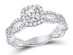 1.29 Carat (ctw G-H, I1-I2) Cushion-Cut Diamond Engagement Ring in 14K White Gold - 6