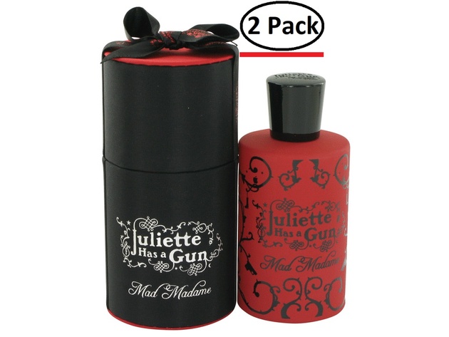 Mad Madame by Juliette Has A Gun Eau De Parfum Spray 3.3 oz for Women (Package of 2)