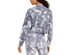 Calvin Klein Women's Sunburst Tie-Dyed Cropped Sweatshirt Grey Size Large