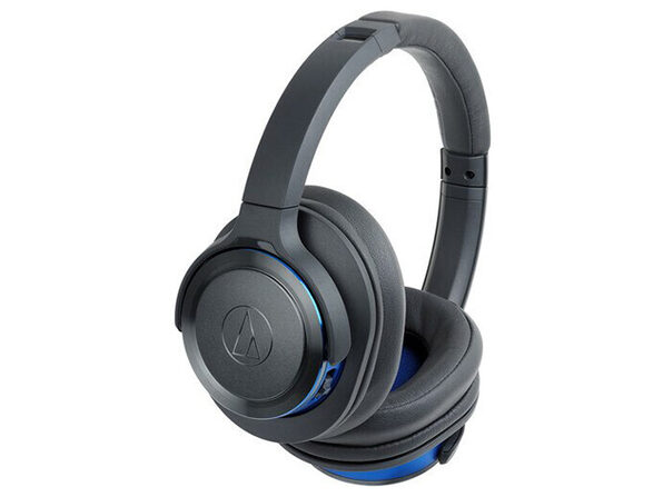 Audio-Technica ATH-WS660BTGBL-RB Wireless Over-Ear Headphones (Refurbished) - Product Image
