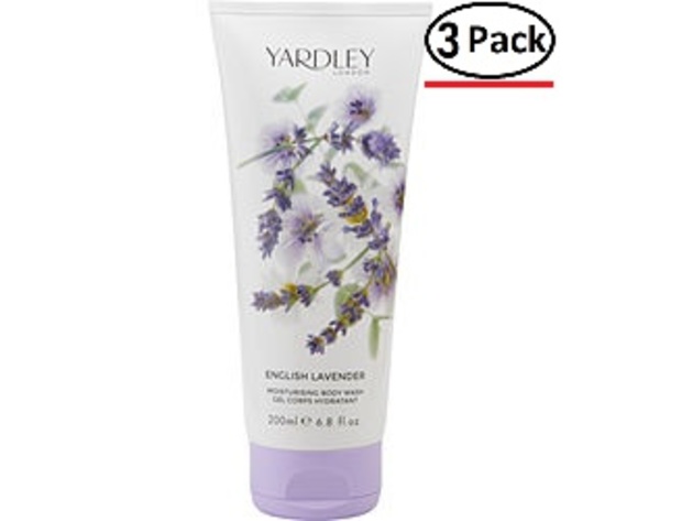 YARDLEY by Yardley ENGLISH LAVENDER BODY WASH 6.8 OZ (NEW PACKAGING) for WOMEN ---(Package Of 3)