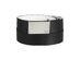 Calvin Klein Men's Textured Leather Plaque Belt Black Size 44