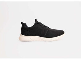 Explorer V2 Hemp Sneakers for Men Black and White - US M 8