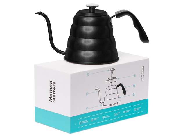 Pour Over Gooseneck Coffee Kettle with Thermometer