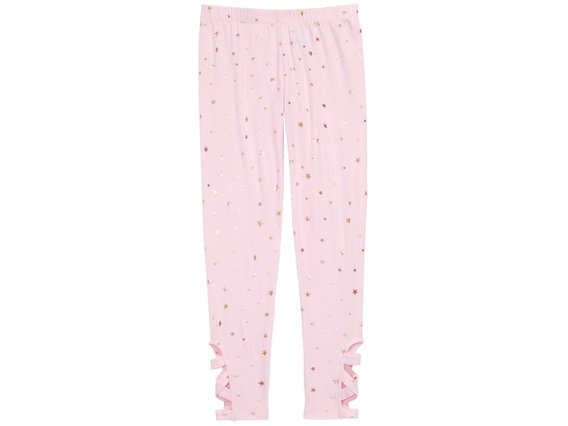 Epic Threads Big Girls Star-Print Cage Leggings Pink Size Extra Large