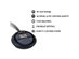 Sunbeam MSU2 Quilted Electric Heated Mattress Pad Full White Washable Auto Shut Off 10 Heat Settings - White