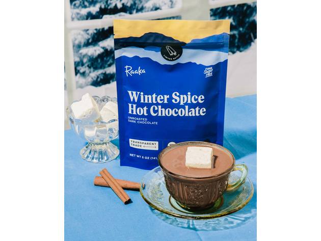 Winter Spice Hot Chocolate by Raaka Chocolate