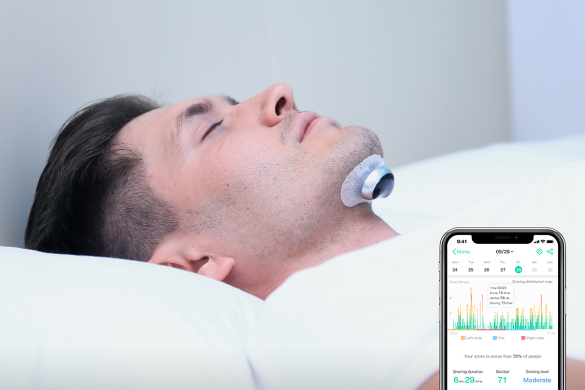 Save 15% and put your snoring to rest with this electronic muscle stimulator