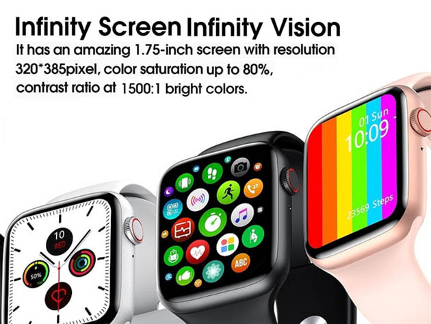 Watch 6: Bluetooth Smart Watch (White)