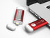iKlips 128GB iOS Flash Drive (Red)