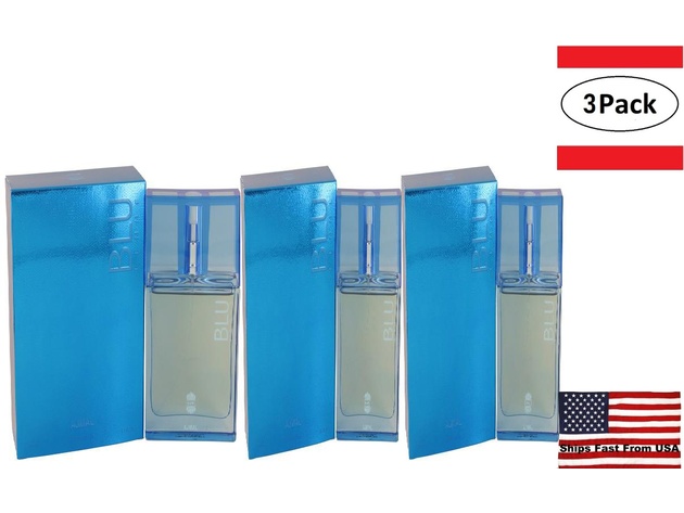 3 Pack Ajmal Blu Femme by Ajmal Eau De Parfum Spray 1.7 oz for Women