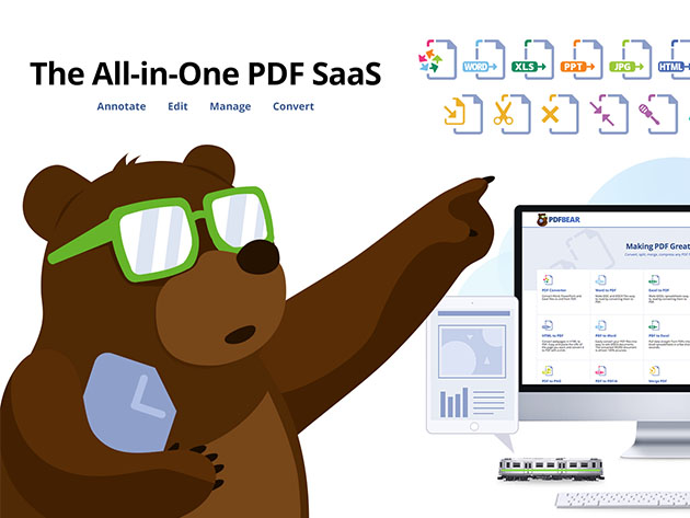 PDFBEAR All in One PDF Software: 1-Yr Subscription