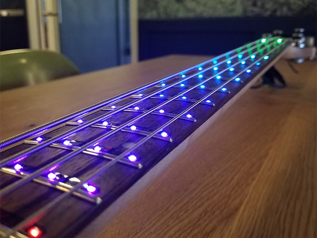 Fret Zealot for Bass Guitar LED Learning System