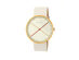 Simplify 4100 Unisex Watch (White/Gold)