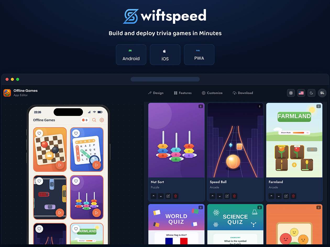 Swiftspeed AI App Builder Pro Plan: 3-Year Subscription