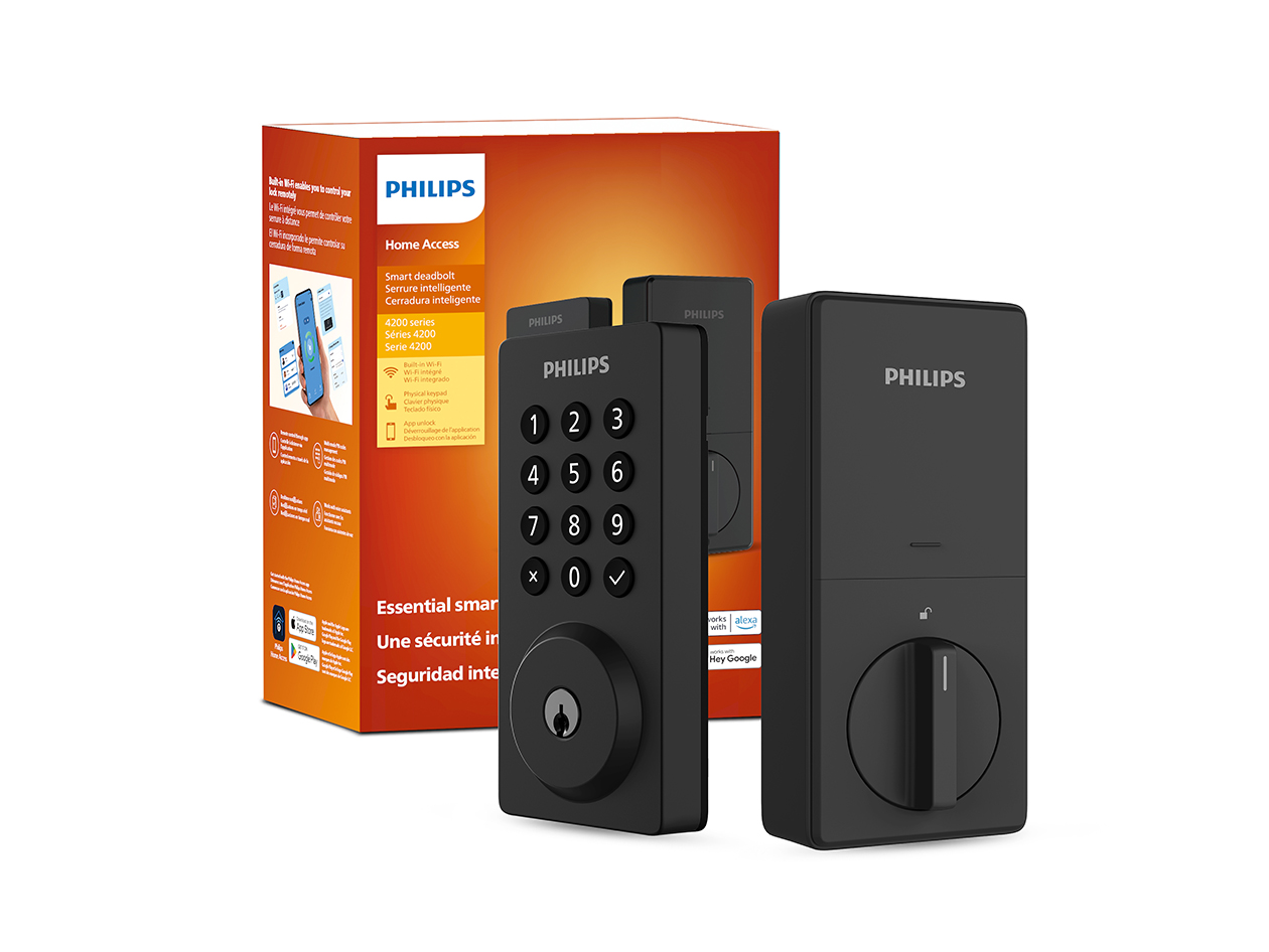 Philips 4000 Series Touchscreen Smart Deadbolt Matte Black