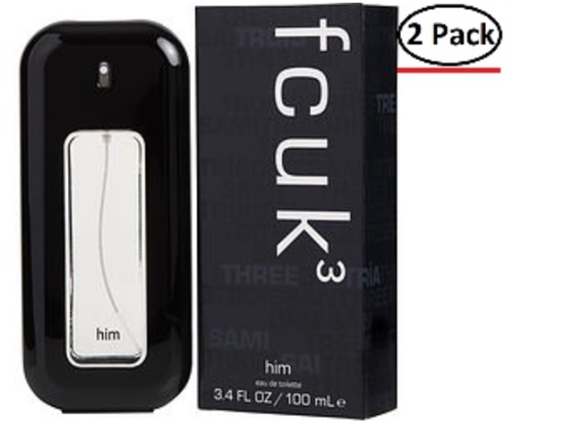 Fcuk 3 By French Connection Edt Spray 3.4 Oz For Men (Package Of 2)