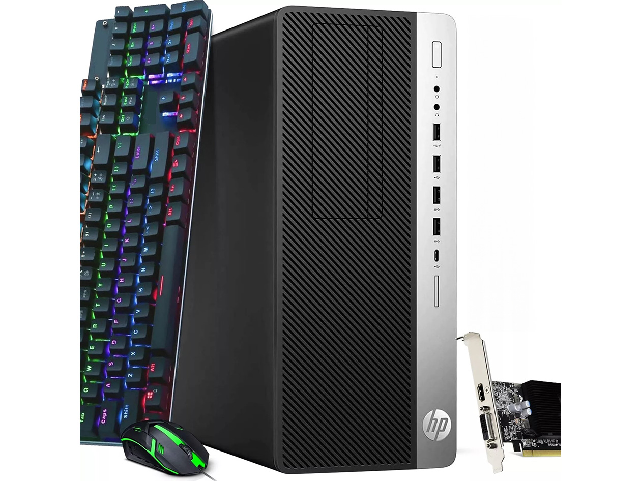 HP ProDesk 600 G4 Gaming Desktop i5-8500 32GB RAM 1TB SSD GTX1660s Win 11 RGB Keyboard & Mouse (Refurbished)