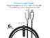 Naztech 6ft Titanium USB-A to USB-C Braided Cable 