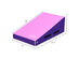 Costway Incline Tumbling Mat Wedge Ramp Gym Fitness Skill Shape Gymnastics Mat W/Handles - Pink