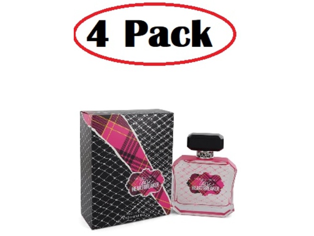 4 Pack of Victoria's Secret Tease Heartbreaker by Victoria's Secret Eau De Parfum Spray 3.4 oz