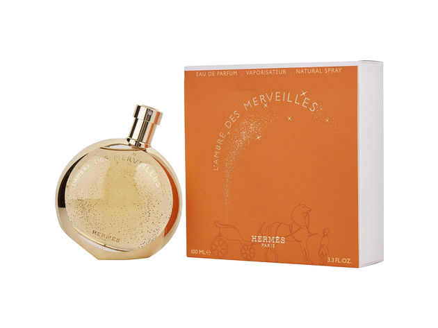 L'AMBRE DES MERVEILLES by Hermes EAU DE PARFUM SPRAY 3.4 OZ for WOMEN ---(Package Of 4)