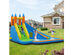 Costway Inflatable Water Slide Mighty Bounce House Jumper Castle Moonwalk Without Blower - Blue