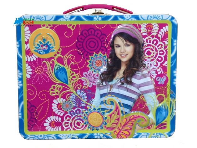 Wizards of Waverly Place Square Carry All Tin Lunchbox Lunch Box - Blue