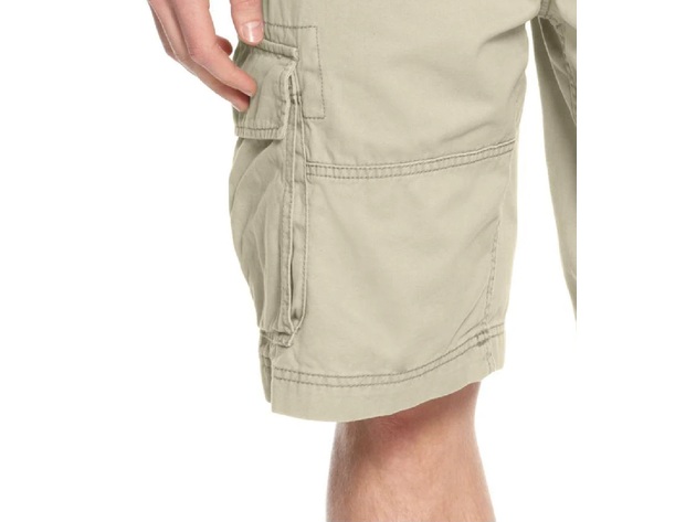 American Rag Men's Belted Relaxed Cargo Shorts Gray Size 34