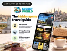 Secret World Travel Guide App Premium Plan: Lifetime Subscription