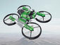 2 in 1 Foldable Multifunction Quadcopter with Headless Mode Green