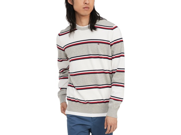 Weatherproof Vintage Men's Fisherman Toggle Shawl Neck Sweater Red Size Medium