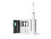 Elements Sonic Electric Toothbrush with UV Sanitizing Rechargeable Charging Base (Charcoal)