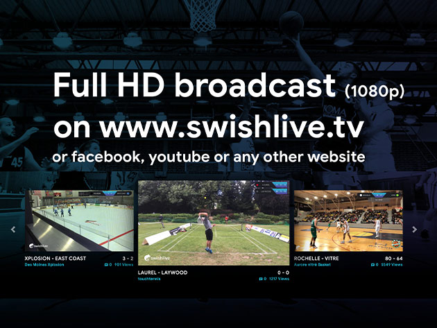 Swish Live Streaming: Basic Plan
