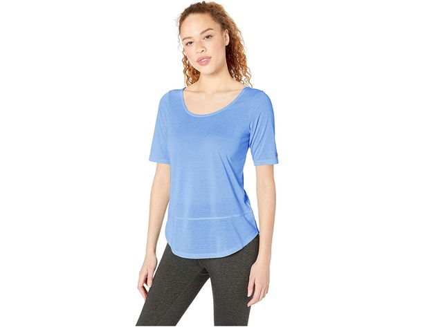 Columbia Women's Plus Anytime Casual Short Sleeve Shirt Blue Size Extra Large