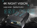 4K Night Vision Digital Binoculars with 8x Digital Zoom