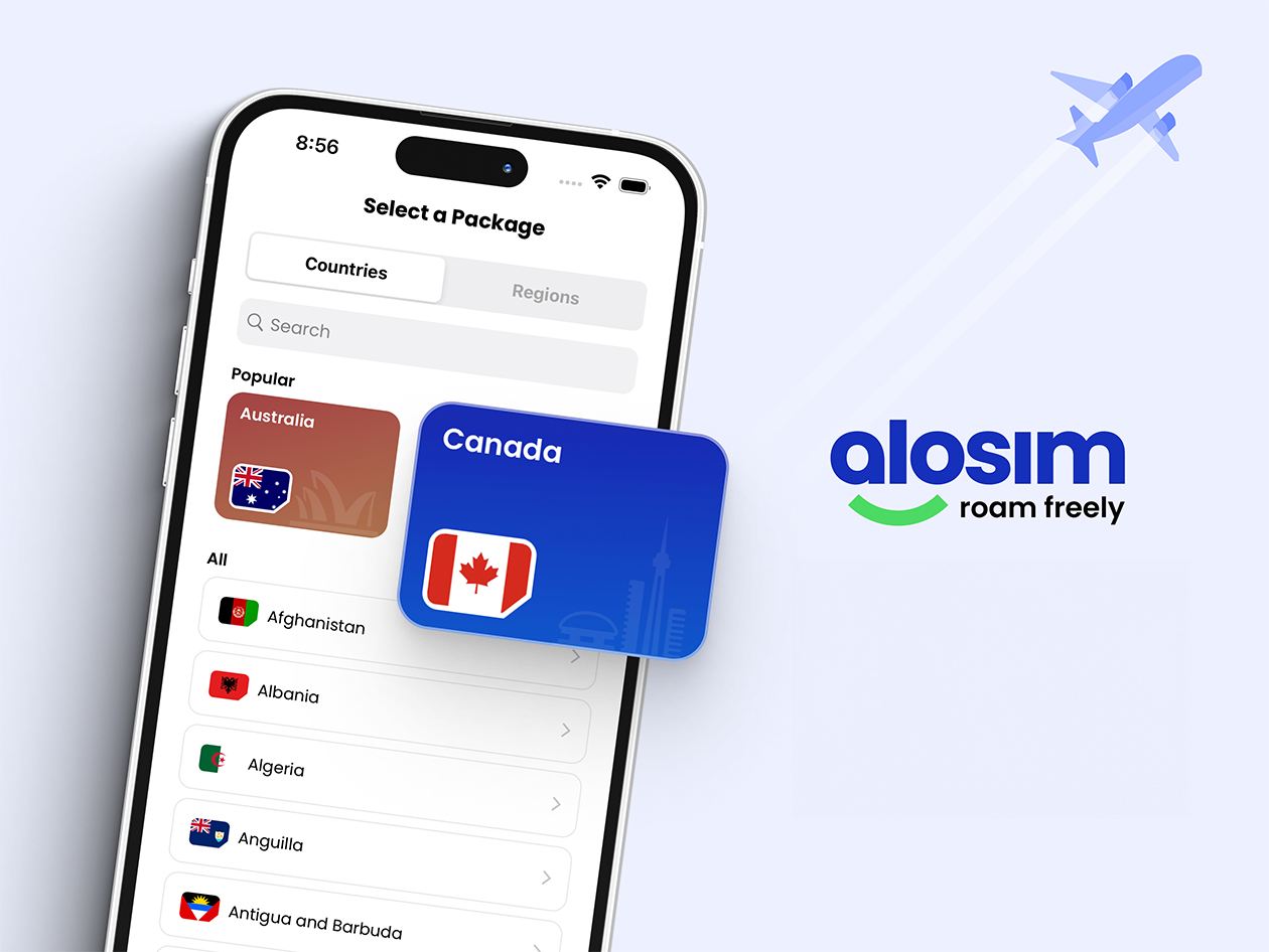 aloSIM Traveler's Mobile Data Plan: Pay $34.99 for $50 Credit