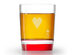 Carte 11oz Whiskey Glass Set (Queen of Hearts)