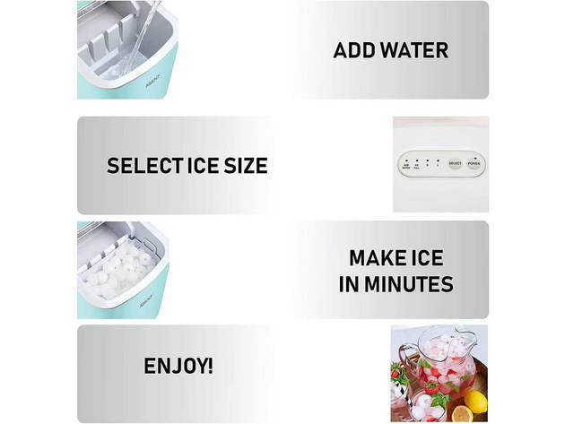 IGLOO ICEB26AQ 26 lb. Portable Ice Maker - Aqua