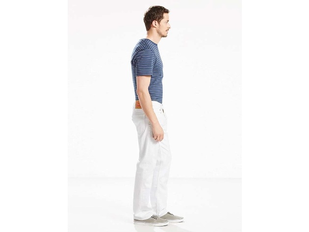 Levi's Men's 514 Straight Fit Stretch Jeans White Size 32x32 | StackSocial