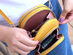 Lior Crossbody Cellphone Purse Grey