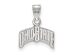 Sterling Silver Ohio State Small 'OHIO STATE' Pendant