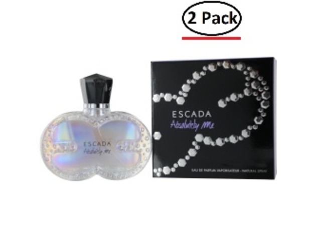 ESCADA ABSOLUTELY ME by Escada EAU DE PARFUM SPRAY 2.5 OZ for WOMEN Package Of 2