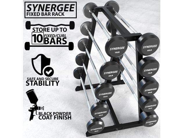 Synergee Fixed Barbell Storage Rack